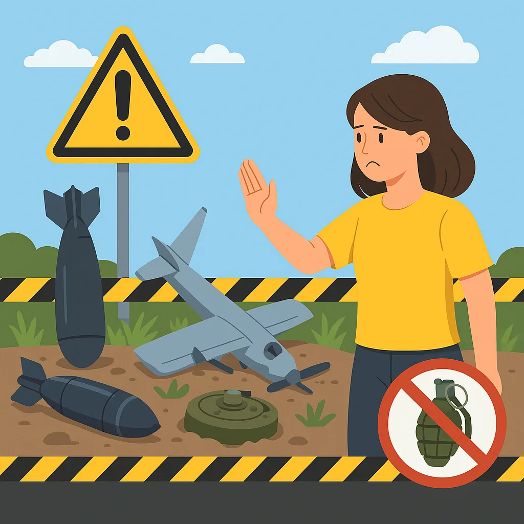 Правила безпечної поведінки з вибухонебезпечними предметами