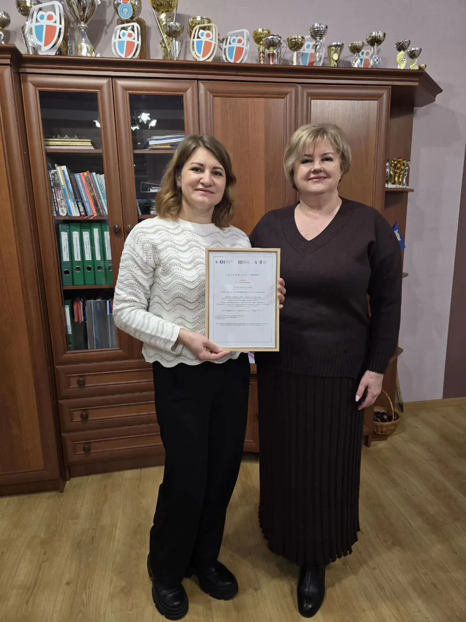 Успішна сертифікація Віти Бойко